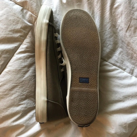 Keds Champion Canvas Graphite Gray Shoes Lace-Up Women Size 9 Pre-Owned - Picture 6 of 12